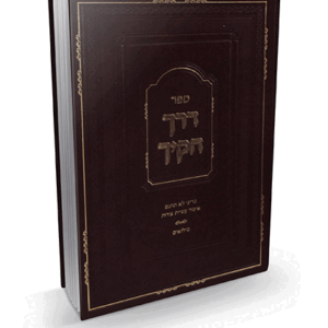 דרך חוקיך דיני לא תחונם