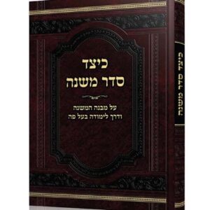 כיצד סדר משנה / על מבנה המשנה ודרך לימודה בע"פ