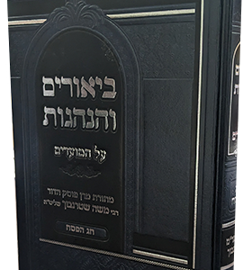 ביאורים והנהגות – פסח