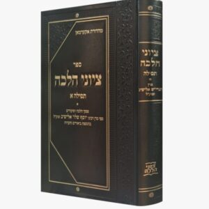 ציוני הלכה / תפילה א'