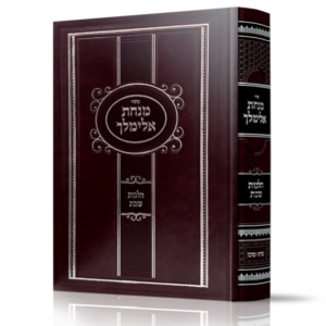 מנחת אלימלך – שבת [שיט-שכז]
