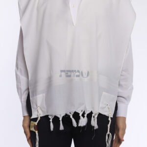 טלית קטן חב״ד לבן – מופת