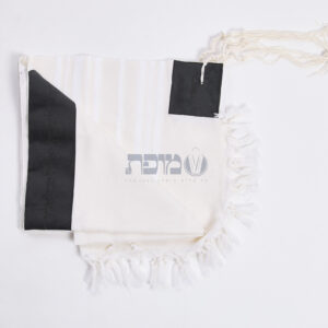טלית עם עטרת לייזר – דגם יברכך כהה