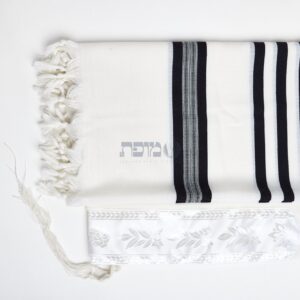 טלית מופת – מודים – שחור