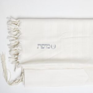 טלית מופת – מודים – לבן