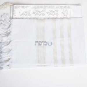 טלית מופת – למנצח – לבן מבריק