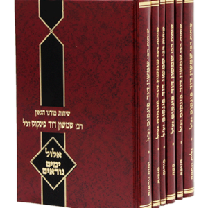 שיחות הרב פינקוס, בודדים וסטים