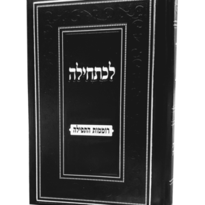 לכתחילה רוממות התפילה