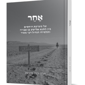 אחר –  מערכת היחסים בין אלישע בין אבויה לרבי מאיר